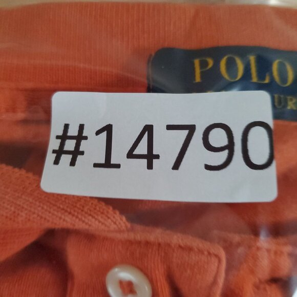 Polo Ralph Lauren Shirt Mens XXL Orange Classic Fit Polo Short Sleeve - Picture 9 of 9